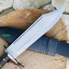EGKH -12 Inches Custom Double Guard Handle Bowie Knife- Outdoor Hunting Survival Knife, Full Tang Hand Forged Knife- Handmade in Nepal. view 3
