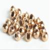 Blue Wing Olive Slotted Tungsten Beads for Fly Tying- 100 Pack (Mottled Tan, 3.8 mm (5/32")) view 1