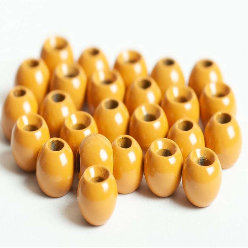 Blue Wing Olive Tungsten Beads for Fly Tying - 100 Pack (Dirty Olive, 4.6 mm (3/16))