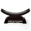 Jonoisax Crescent Shape Sword Stand Display Stand,Classical Hollow Carving,for Katana Wakizashi Tanto Samurai Sword Display,Crafts,Black,19cm*5.5cm*11cm view 1