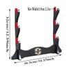 Jonoisax Sword Holder - Red Velvet Sword Rack Chinese Sword Stand Yin and Yang Pisces Totem,Sword Stand Katana Holder Dispaly,3 Tier view 2