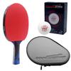 Counterstrike Phantom Light Ping Pong Paddle Set | 6 Balls | Hard Protective Case | Professional Table Tennis Paddle | ITTF Approved | (Silver Paddle Hard Case) view 1