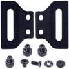 [1 Pair] HolsterSmith MM Wings - Holster Belt Loops - (Fits Belts up to 1.75 Inches) - (with Mounting Hardware) - Black - USA Made - Kydex & Leather Holster Making view 1