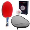 Counterstrike Karma Ping Pong Paddle Set | 6 Balls | Hard Protective Case | Professional Table Tennis Paddle | ITTF Approved | (Silver Paddle Hard Case) view 1