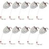 10 PCS Carp Fishing Bait Trap Cage Stainless Steel Fishing Trap Lure Cage Basket Feeder Holder Fishing Gear Tackle Accessories Trap Dia: 3.5CM/4.0CM/4.6CM Available (Medium(Trap Dia 4.0cm) 10PCS) view 1