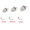 10 PCS Carp Fishing Bait Trap Cage Stainless Steel Fishing Trap Lure Cage Basket Feeder Holder Fishing Gear Tackle Accessories Trap Dia: 3.5CM/4.0CM/4.6CM Available (Medium(Trap Dia 4.0cm) 10PCS) view 2
