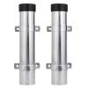 AMYSPORTS Steel Wall Rod Holder Fishing Stainless Mount Rod Holder Marine Side Boat Pole Holders Kayak Saltwater Freshwater 2Pcs view 1