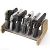 DINGDOON Wooden Pistol Rack for Gun Safe, 6 Slot Handgun Rack for Storing Gun Safe Accessories, Revolver Organization & Display Stand, Gifts for Men, Unique Gifts for Men view 1