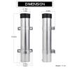 AMYSPORTS Steel Wall Rod Mount Fishing Stainless Marine Side Boat Pole Holders Kayak Saltwater Freshwater 4Pcs view 2