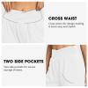 DIBAOLONG Womens Yoga Sweatpants Loose Workout Harem Joggers Casual Comfy Lounge Pajama Pants with Pockets White 2XL view 4
