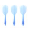 SPYMINNPOO 3 Pcs Darts Shaft and Flights, ABS Integrated Transparent Darts Shaft &Flight Combo Standard Flights Anti Break view 1