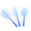 SPYMINNPOO 3 Pcs Darts Shaft and Flights, ABS Integrated Transparent Darts Shaft &Flight Combo Standard Flights Anti Break view 3