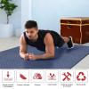XQKXHZ Foam Exercise Mats, 12Pcs Interlocking Tiles Protective Flooring Mat, Non-Slip Fitness Mat for Exercise Equipment Interlocking Floor Tiles Gym Matt Cushion Workout Mat, 60 x 60 x 2.5cm,Navy view 4