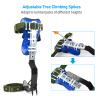 TWSOUL Climbing Spike, Tree Climbing Steps Gear with 5 Point Belt Straps Portable Adjustable Lanyard and Extra Multi-Functional Straps for Outdoor Jungle Survival Fruit Picking view 2