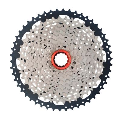 10Speed 11-50T MTB Bike Cassettes Gear Mountain Bicycle Freewheel Bike Sprockets for sram shimano HG hub accessories (10S 11-50T Red)