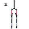 LYYCX Air Mountain Bike Front Fork 26 27.5 29 Inch, 140 Travel 9mm QR Rebound Adjust 1-1/8 Straight Tube/Tapered Tube Disc Brake Suspension Forks(Straight Manual,27.5 inches) view 1