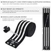AQF Knee Wraps Weight Lifting Bandage - IPL and USPA Approved Gym Knee Support - Heavy Duty 78 Elasticated Support Straps Guard Powerlifting, Squatting (Pair) (Blk & Wht) view 2