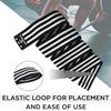 AQF Knee Wraps Weight Lifting Bandage - IPL and USPA Approved Gym Knee Support - Heavy Duty 78 Elasticated Support Straps Guard Powerlifting, Squatting (Pair) (Blk & Wht) view 4