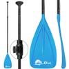 LBW Stand Up Paddle Board Paddle - 3 Pieces Adjustable Aluminium Alloy Floating SUP Paddle with Storage Bag, Portable Durable Oars view 1