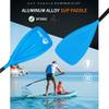 LBW Stand Up Paddle Board Paddle - 3 Pieces Adjustable Aluminium Alloy Floating SUP Paddle with Storage Bag, Portable Durable Oars view 2