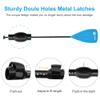 LBW Stand Up Paddle Board Paddle - 3 Pieces Adjustable Aluminium Alloy Floating SUP Paddle with Storage Bag, Portable Durable Oars view 4