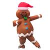 DeHasion Christmas Inflatable Gingerbread Man Costume Party Blow-up Suit for Adult Christmas Decor/Parade (Gingerbread Man) view 1