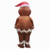DeHasion Christmas Inflatable Gingerbread Man Costume Party Blow-up Suit for Adult Christmas Decor/Parade (Gingerbread Man) view 3