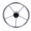 XMEIFEI PARTS Boat Accessories Marine 5 Spoke Stainless Steel Steer Wheel Mirror Polished Marine for Boat Yacht 15.5" view 2