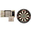 Unicorn American Legend Barnwood Dartboard Cabinet Eclipse Pro2 Dartboard view 1