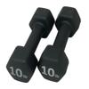 Rainforest Basics Neoprene Coated Dumbbell Hand Weight Set (10-Pound, Set of 2) view 1
