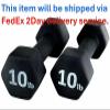 Rainforest Basics Neoprene Coated Dumbbell Hand Weight Set (10-Pound, Set of 2) view 2
