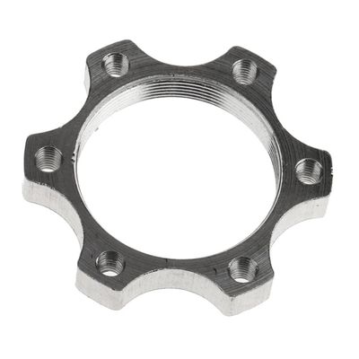 YIJU 34MM Bike Freewheel Threaded Hub Disk Disc Brake Rotor Adapter 6Bolt