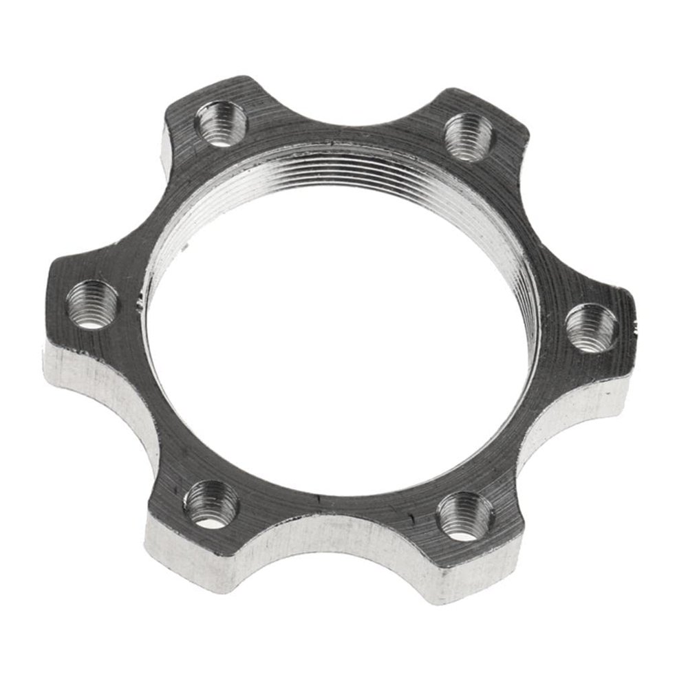 YIJU 34MM Bike Freewheel Threaded Hub Disk Disc Brake Rotor Adapter 6Bolt