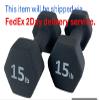 Rainforest Basics Neoprene Coated Dumbbell Hand Weight Set (15-Pound, Set of 2) view 2