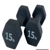 Rainforest Basics Neoprene Coated Dumbbell Hand Weight Set (15-Pound, Set of 2) view 3
