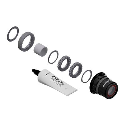 DT Swiss Ratchet LN Freehub Body Upgrade Kit - SRAM XDR, Standard, Aluminum, Sealed Bearing, 18T