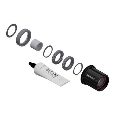 DT Swiss Ratchet LN Freehub Body Upgrade Kit - Shimano HG 11 MTN, Standard, Aluminum, Sealed Bearing, 36T, 2160010958