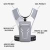 Tikaton Running Vest with Adjustable Waistband & Smart Materials - USA Original Patent, USA Designed, Shipped, Warranty (Gray), 1.5748 X 9.4488 X 12.7165 in view 4