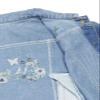 KIDSCOOL SPACE Little Girl Jean Jacket,Flower Embroidered Denim Outfits,Blue,5T view 4