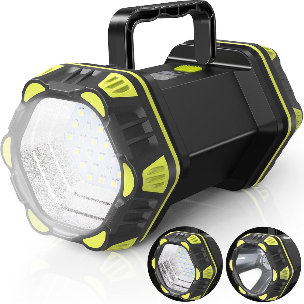 Alpswolf Emergency Spotlight Flashlight & Rechargeable Camping Lantern