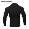 emersongear BlueLabel Marsh Frog Training Long Sleeve T-Shirt,Elasticity Gym Paintball Clothes for Youth Black view 4