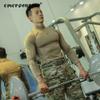 emersongear BlueLabel Marsh Frog Training Long Sleeve T-Shirt,Elasticity Gym Paintball Clothes for Youth Coyote Brown view 3