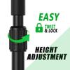 Hikeen Portable Tripod Baseball Tee Stand with Carrying Bag for Hitting, Training, and Practice view 2