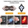 JINKEY Bike Turn Signals with Wireless Remote Control, Bright 120 Lumen LED Bicycle Tail Light Rear Bike Blinkers, USB Rechargeable, IPX5 Waterproof Safety Light for E-Bikes & Night Riding view 4