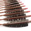 Spine 600 Arrow 32 Inch Arrow Target Practice Arrow Hunting Arrow Carbon Arrows Compound Bow Recurve Bow Adult Youth Archery Indoor Outdoor Shooting Field Tip 12pc Wooden Wood-Like view 3