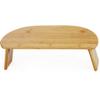 Foldable Meditation Bench Portable Kneeling Chair (18" W x 7.5L) Yoga Stool from Bamboo with Travel Bag view 1