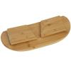 Foldable Meditation Bench Portable Kneeling Chair (18" W x 7.5L) Yoga Stool from Bamboo with Travel Bag view 3