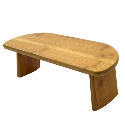 Bamboo Meditation Bench, Portable Seiza Kneeling Stool, Detachable Legs or Hinged Folding Legs, Original Ergonomic Design