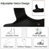 ZJING Men's Diabetic Slippers, Adjustable House Shoes, Plush Fleece Comfortable Non-Skid Relief for Wide Swollen Feet, Elderly, Diabetes, Swelling, Edema, Arthritis,Blue,12 view 4