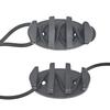4 Pack Zig Zag Kayak Cleat Nylon Anchor Cleats with Screws for Canoes Boat Deck Marine Fishing Rigging Accessories view 3